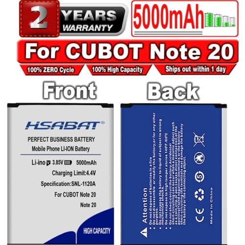 HSABAT 5000mAh Battery for CUBOT Note 20 / Note 20 pro
