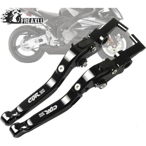CNC Aluminum Motorcycle Brake Clutch Levers Adjustable Folding Extendable For Honda CBR900 CBR 900 1992 1993 1994 1995 1996 1997