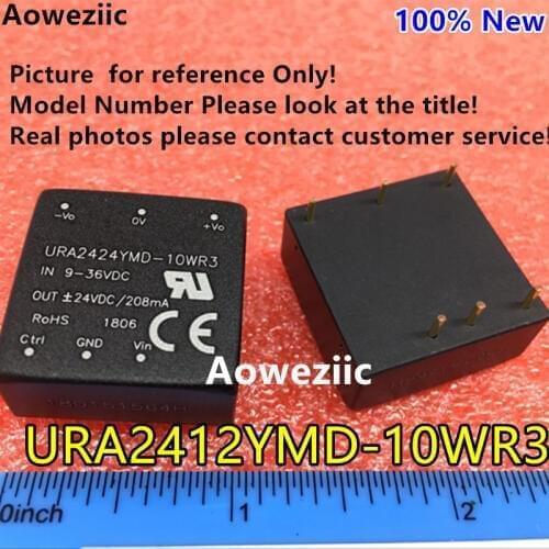 Aoweziic URA2412YMD-10WR3 URA2412YMD-10W New Original DIP Input: 9-36V Dual Regule Output: +12V 0.41A,-12V -0.41A DC-DC Isolate