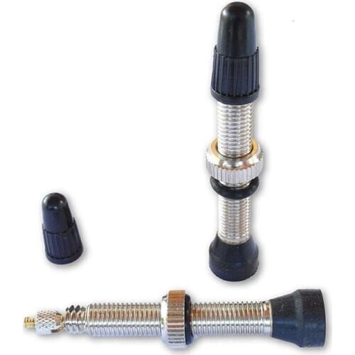 Mountain Bike Tubeless Presta Valve Extender 40mm Removable Copper Bicycle Extended Air Nozzle Bike Tubeless Tire Valve Extender