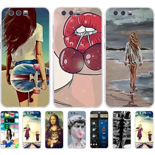 Phone Case For Huawei Honor 9 Honor9 Soft Silicone Slim Cover For Huawei Honor 9 Lite LLD-L21 Case Back Cover Bumper For Honor 9