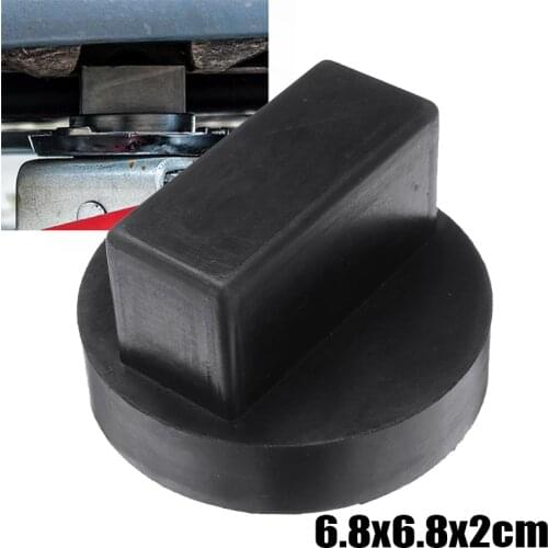 Black Rubber Pad Car Jacks Disc Adapter Protector Car Jack Pad 6.8cm Lifting Lift for Mercedes S CLK A M SLK B C E