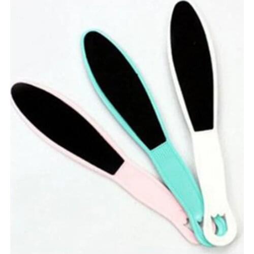 2pcs Double Side Foot Rasp Hard Dead Skin File Callus Remover Feet Scrubber Pedicure Random color