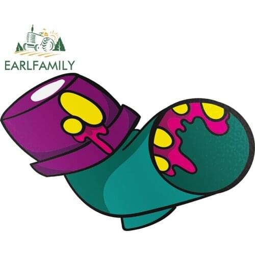 EARLFAMILY 13cm x 8.2cm for Zombie Parts Gate Car Stickers Scratch-Proof Decals Windshield Luggage Decor Vinyl Car Wrap