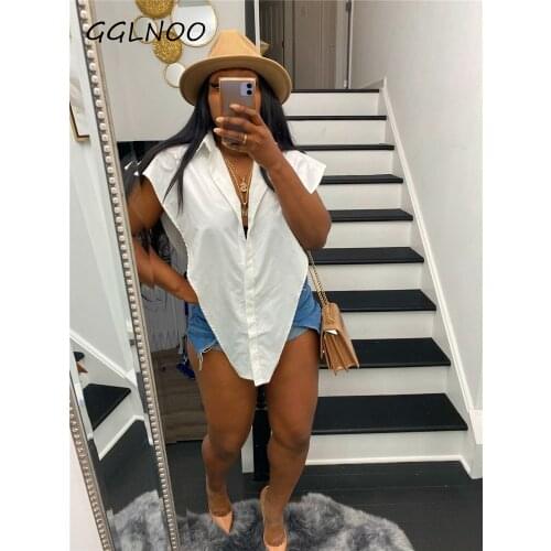 GGLNOO Sleeveless Blouses