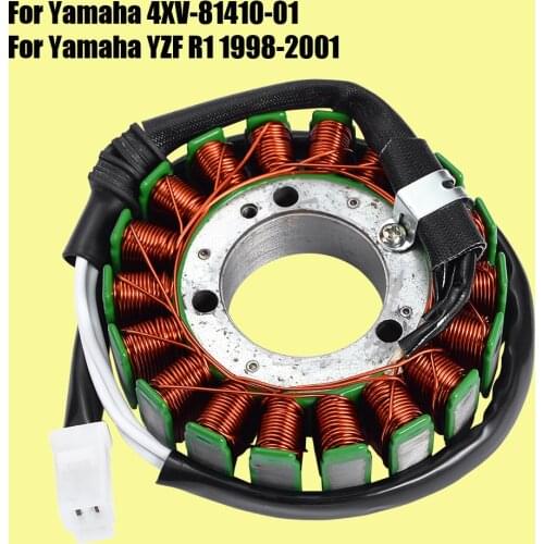 Stator Coil for Yamaha YZF R1 1998 1999 2000 2001 4XV-81410-01 YZF-R1 YZFR1