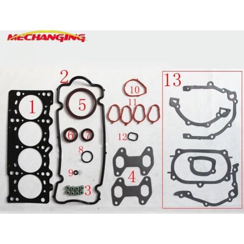 Fit FIAT PANDA DOBLO SEICENTO PUNTO LANCIA YPSILON 1.2 187A1.000 188A4.000 Full Set Engine Parts Engine Gasket 50203200