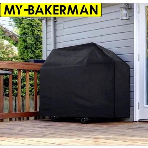 BBQ Cover Outdoor Dust Waterproof Weber Heavy Duty Charbroil Grill Cover Rain Protective Outdoor Barbecue Cover Round Bbq Grill