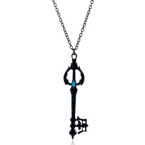 Dongsheng Hot Game Kingdom Hearts Oblivion Blade Charms Necklace Metal Alloy Jewelry Figure Cosplay Jewelry for Women Men Gift-3