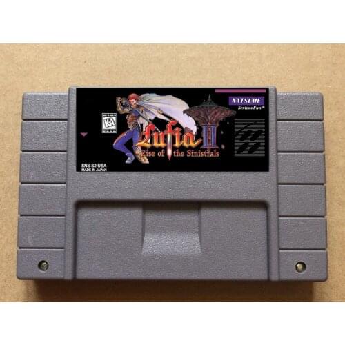 Lufia II Rise of the Sinistrals USA-NTSC version 16 bit 46 pins video games