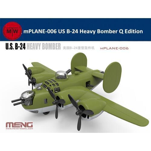 Meng mPLANE-006 US B-24 Heavy Bomber Cute Q Edition Plastic Assembly Model Kits
