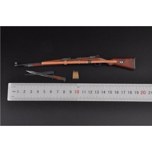 1/6 Scale WWII German Weapon Model Karabiner 98k Rifle Gun+Bayonet Model Toys For 12" Action Figure Body Accessory Gifts Colle