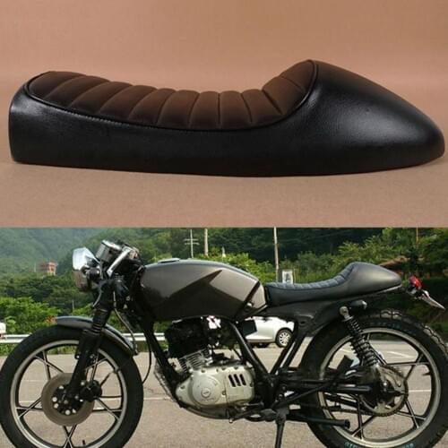 Motorcycle Flat Brat Vintage Saddle Cafe Racer Seat for Honda CB200 CB350 CB400