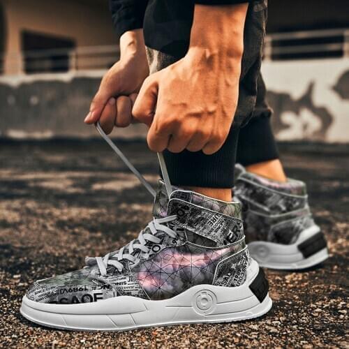 2020 Mens Running shoes Mens casual Shoes High quality sports shoes Mens Breathable Canvas High-top casual fashion mens shoes