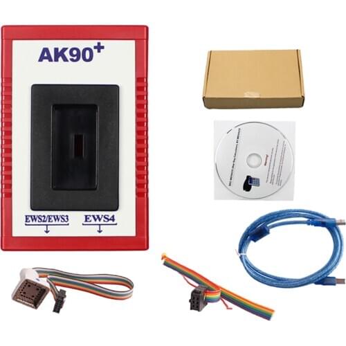 New AK90+ Key Programmer for BMW EWS Anti-Theft AK90 KEy Matching Instrument CAS/EWS KEy From 1995-2009 for Windows XP
