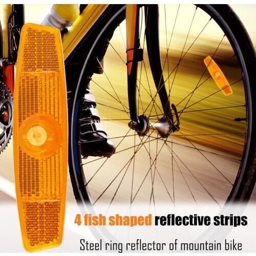 4pcs Bike Spoke Reflector MTB Bicycle Wheel Rim Reflective Clip Cycling Parts Lights MTB road cycling Reflector