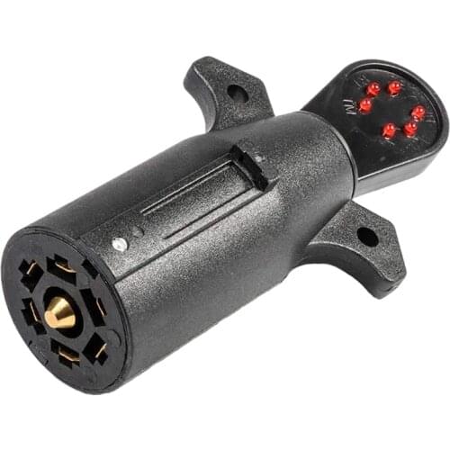 652F Trailer Circuit Safety Equipment Circuit Diagnostic Tool 12V 7Pin Socket Tester