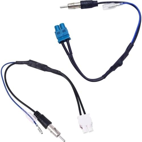 MXLF Dual FAKRA RF Radio Antenna Adapter Converter Cable with Amplifier for RNS510/RCD510/310/Golf/MK5/MK6/Passat B6/B7/Tiguan