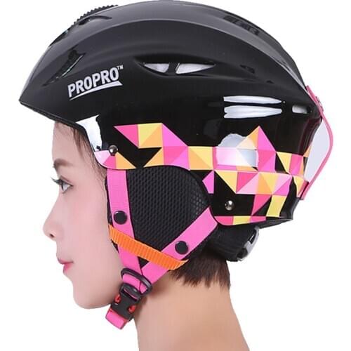 High Quality Adjustable Ski Single/Double Board Warm Breathable/Windproof Snow Helmet For Outdoor Sports Protective Gears