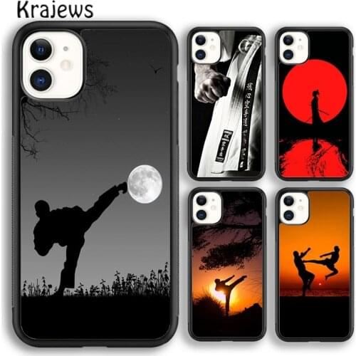 Krajews kung fu taekwondo karate on sunset Phone Case Cover For iPhone 5 6s 7 8 plus X XS XR 11 12 pro max Samsung S7 S8 S9 S10