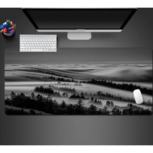 Unique Scenery Abstract Personality Mouse Pad Fashion Creative Modern Best-Selling Anti-Skid Rubber Customized Edge Pad Game Mat