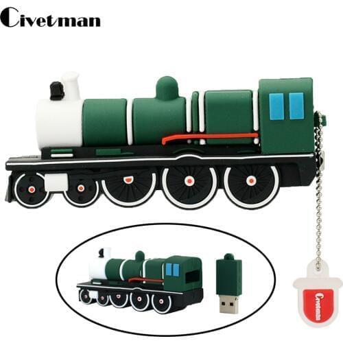Civetman Mozart Train Shape USB Flash Drive 4GB 8GB 16GB 32GB 64GB Flash Memory Stick Pen Drive Disk for Laptop Computer