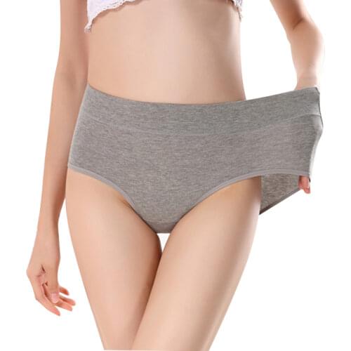 Womens briefs Comfortable Cotton High waist underwear Women Sexy Intimates Ultra-thin Panties