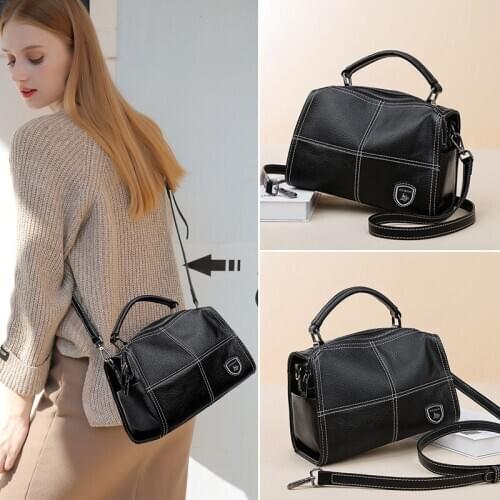 100% Cow Leather Handbags 2021 New Large-capacity Messenger Shoulder Portable Fashion Bag Purses and Handbags Luxury Cc Gg