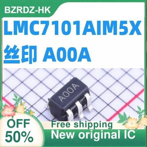 2-10PCS/lot LMC7101AIM5 LMC7101AIM5X TI SOT23 A00A New original IC