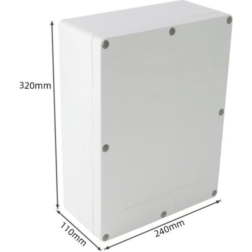 320*240*110MM Small Waterproof Junction Boxes Outdoor Electrical Enclosure Case Wiring Connection Box