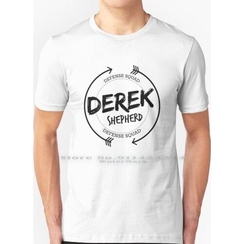 Derek Defense Squad T Shirt 100% Pure Cotton Greys Anatomy Greys Anatomy Alex Karev Izzie Stevens Meredith Grey Derek Ellen