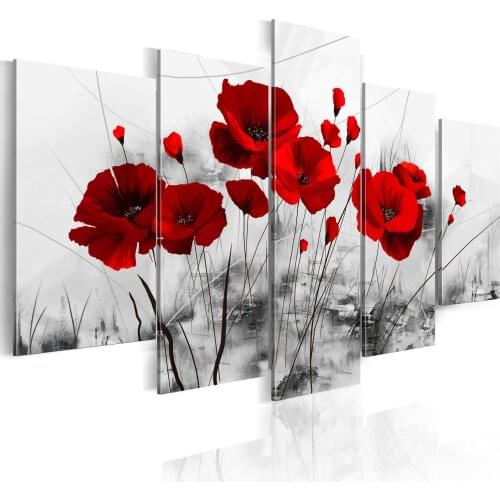 Picture-poppies-red miracle-200x100 cm