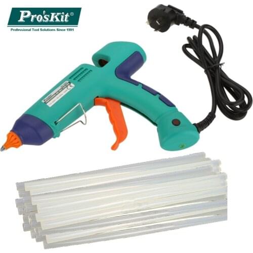 ProsKit GK-389H Hot Melt Glue Gun 100W Professional High Glue Output multifunction Heating up fast glue gun for DIY woodworking