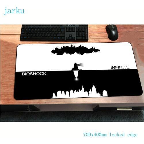 Bioshock mousepad 700x400x3mm cute Computer mouse mat gamer gamepad pc gamer xl gaming mousemat desk pad office padmouse