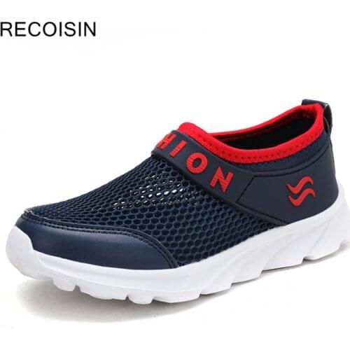 RECOISIN 2020 Summer Lightweight Kids Shoes Breathable Mesh Casual Sport Children Boys Sneakers Baby Girl Shoes