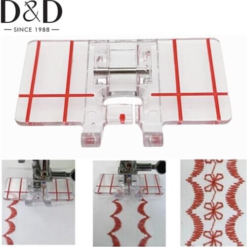 1Pc Sewing Machine Foot Border Guide Sewing Machine Presser Foot for Low Shank Snap-On Sewing Machine DIY Sewing Accessories