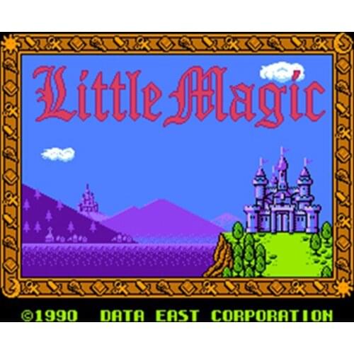 Little Magic 60 Pins English Version Game Cartridge for 8 Bit 60pin Game Console