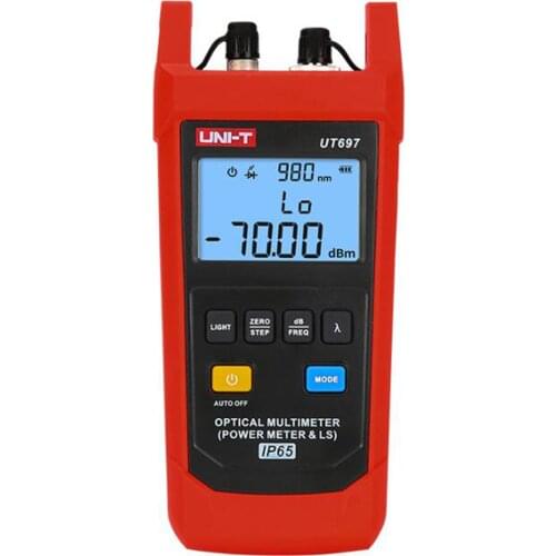UNI-T UT696 UT697 Optical Multimeter Power Meter & LS Light Source Tester Provide 1310nm and 1550nm Dual Wavelengths