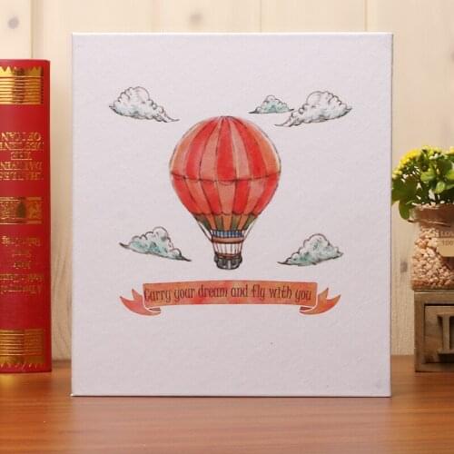 PA17 PU cover Diy album self-adhesive handmade photos of lovers record love romantic baby growth souvenir album