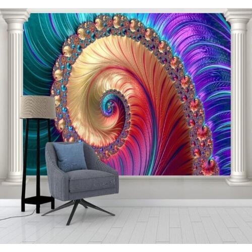 Custom papel de pared 3D,embossed jewelry colorful mural for living room bedroom background home decoration waterproof wallpaper