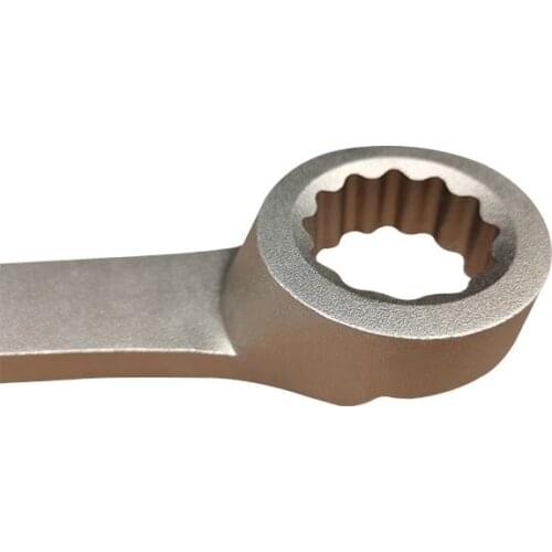 Hand Tools Die-Forged Non Sparking Tool Explosion Proof Aluminum Bronze 27mm Offset Striking Ring Wrench Spanner