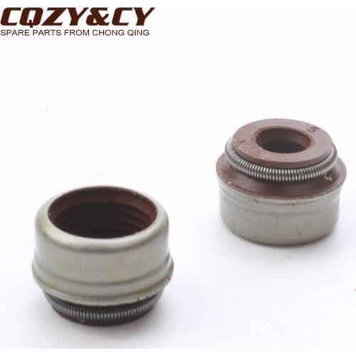 Valve stem oil seal for DERBI Gp1 Eu2 125 250 Sonar125 Rambla 125cc 150cc 300cc 436438 100669210 4-stroke