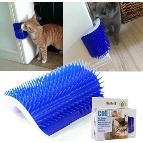 Pet Brush Bath Brush Pet Products Cat Supplies Massage Device Self Groomer Furniture Scratching Post Cat Supply Cat Accessories