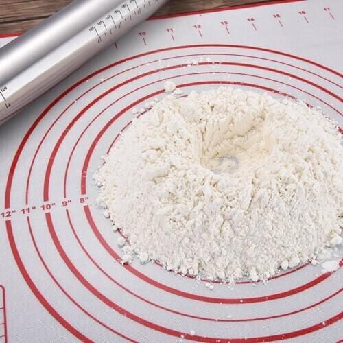 Silicone Baking Mat Sheet Kneading Dough Mat for Rolling Dough Noodles Pizza Dough Maker Pad Non-Stick Pastry Sheet Oven Liner