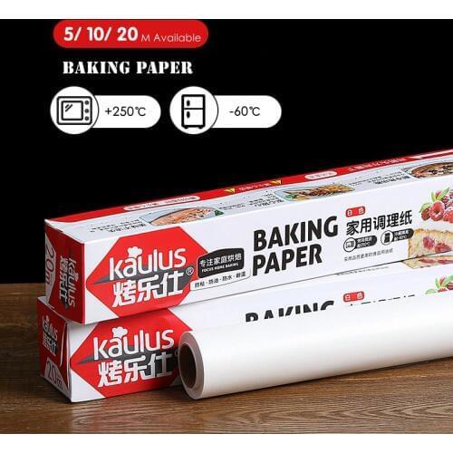 Greaseproof Baking Oil Paper Bread Oilpaper Wax Paper Burger Fries Wrapper Kitchen Oil-Absorbing Packing Sheet BBQ Cooking Paper