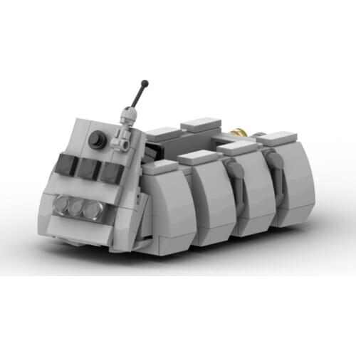 Technology model building block Echo Base trop carrier DIY assembly construction childrens toy gift MOC