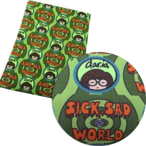 50*145cm Watermelon Printed Polyester Cotton Fabric for Tissue Sewing Quilting Needlework Material DIY Handmade,c15570