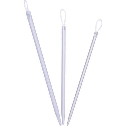 3PCS/Set Nylon Wire Knitting Needles Yarn Sewing Needles Apparel Sewing & Fabric Art Craft Big Eye Wool Thick Knitter