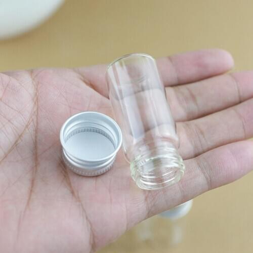 100pcs/lot 22*50mm 10ml SMALL Glass Bottles storage bottles & jar Tiny Glass Jars Vials Mini Containers DECORATIVE Bottles