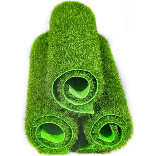 100pcs Simulation Moss Turf Lawn Green Plant DIY Artificial Grass Board Wedding Mini Garden Micro Landscape Decor Accessories